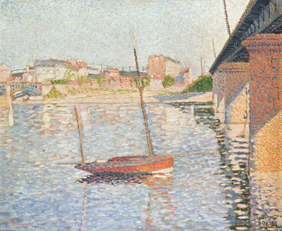 Le Clipper, Asnieres, 1887 de Paul Signac